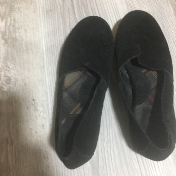 Born Sebra Black suede flats moccasins - read description - Picture 2 of 4